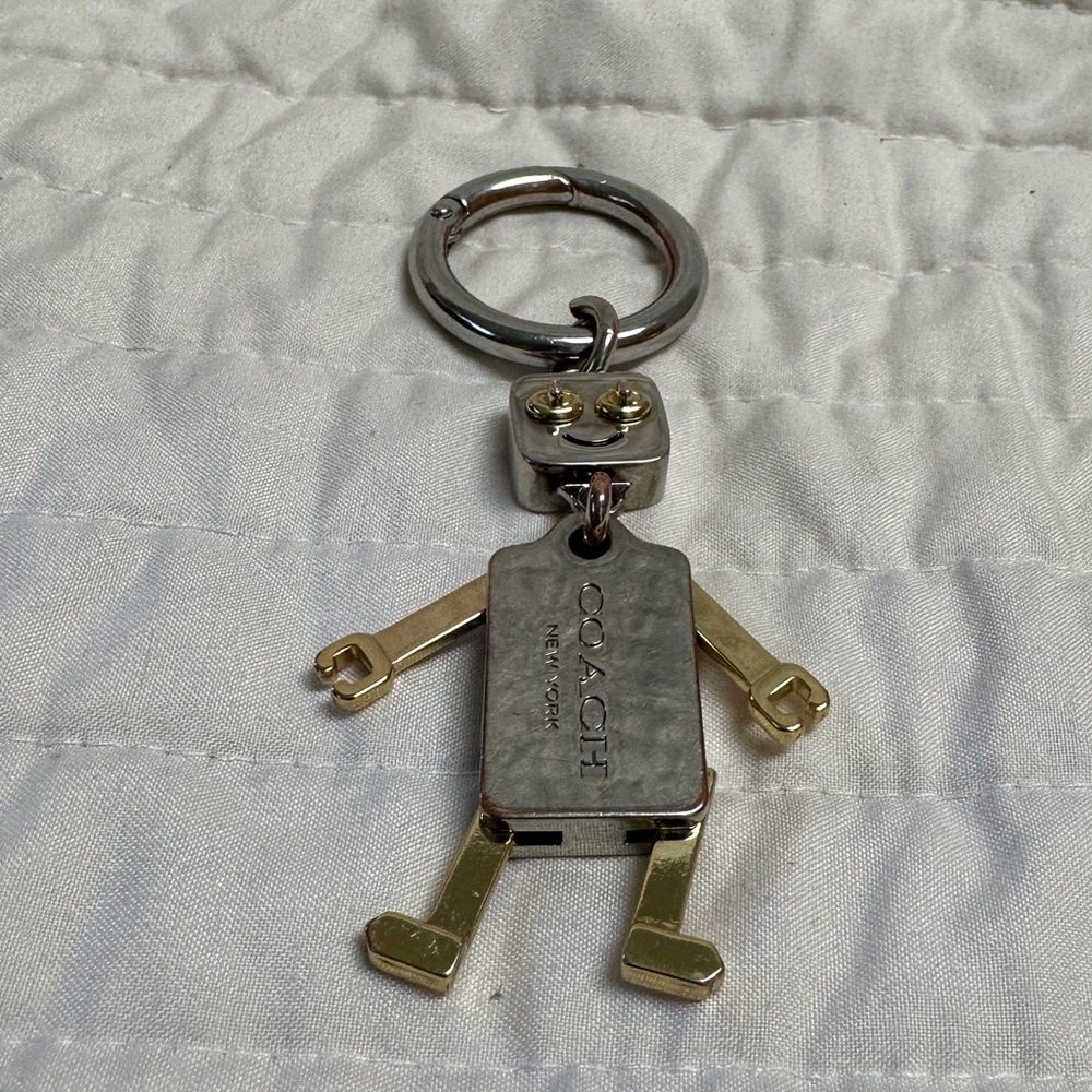 Coach purse, key charm